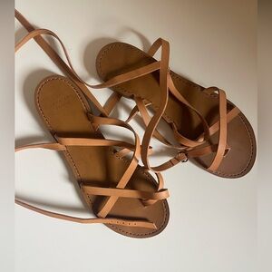 Sézane gladiator sandals. Never worn